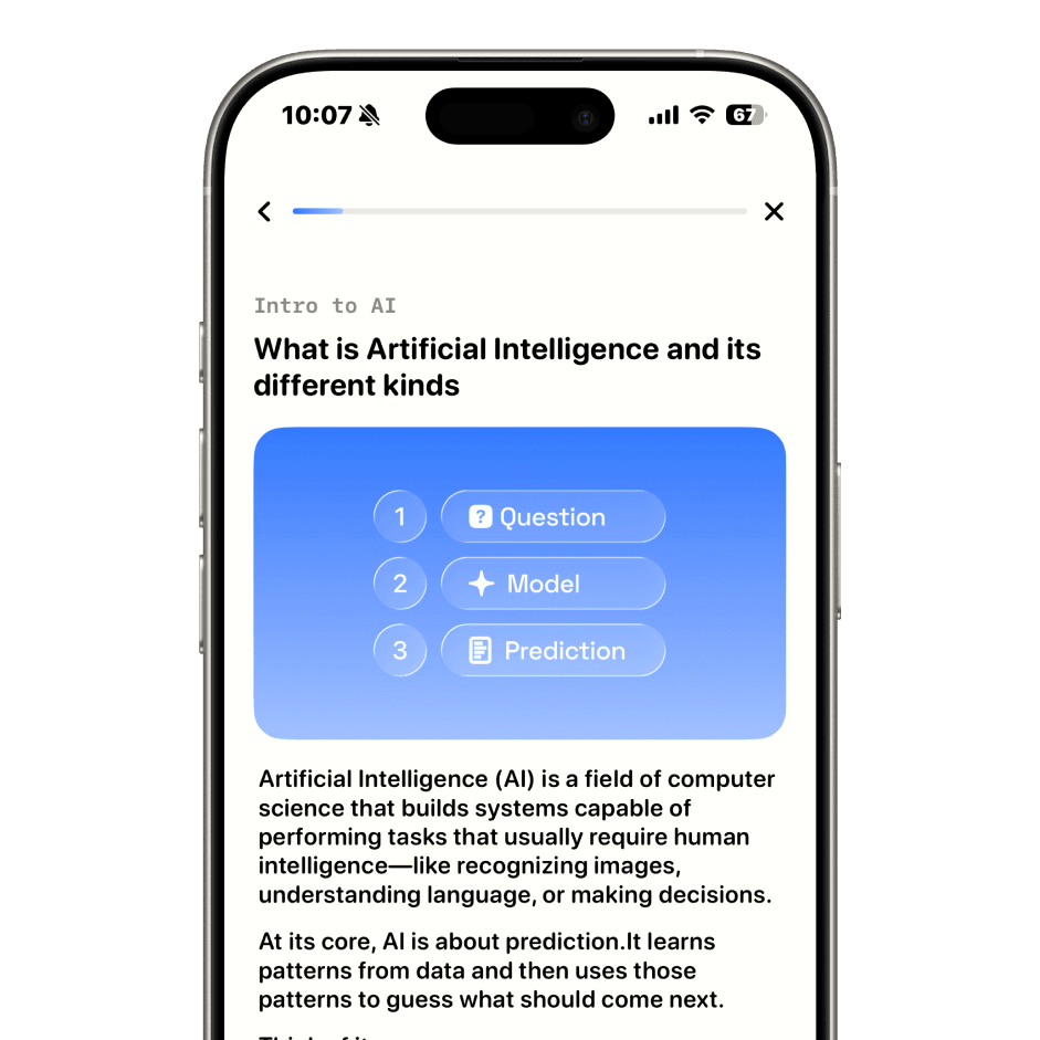Small Lessons, Fast Progress